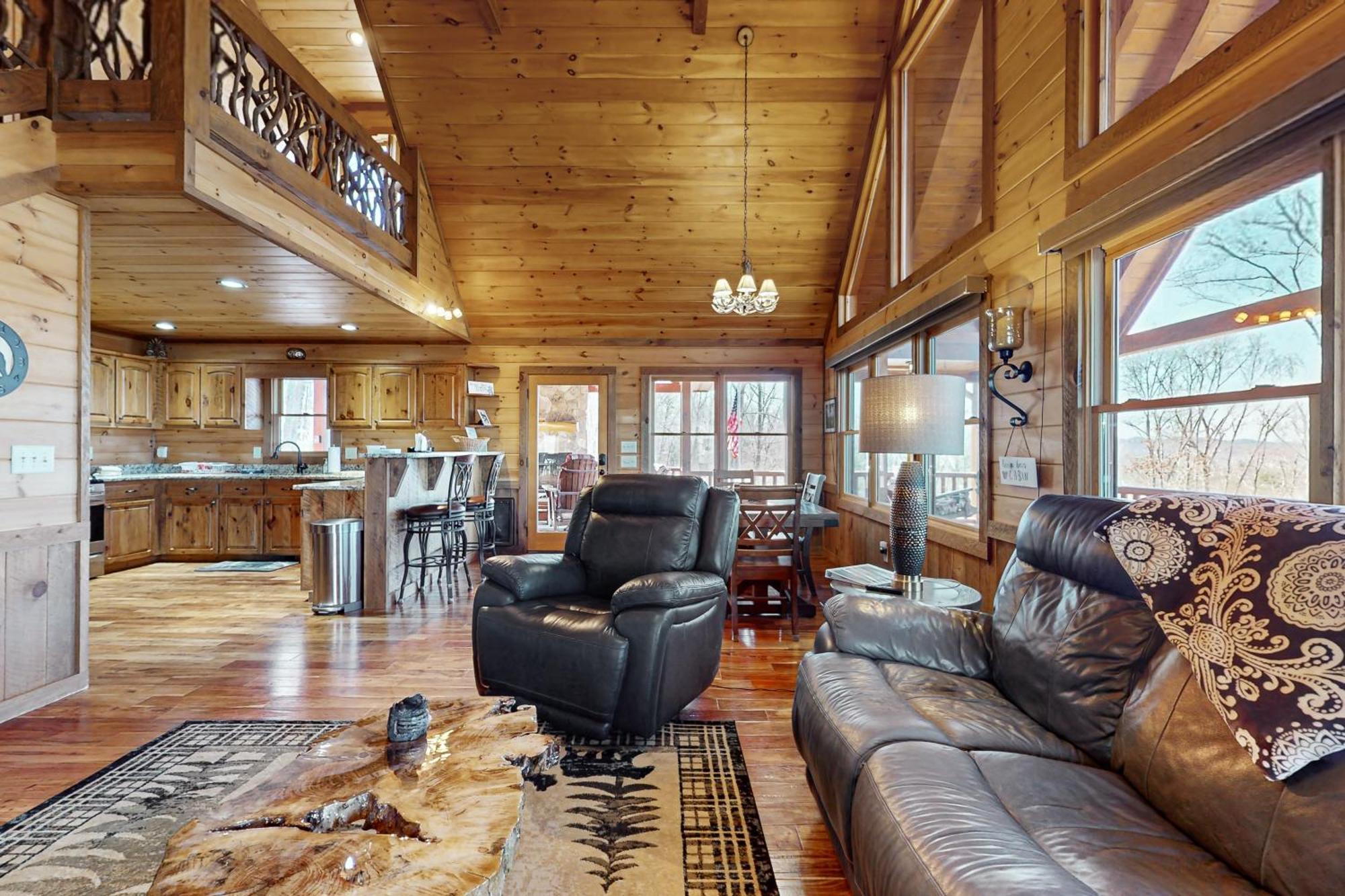 Bougie Bear Cabin Morganton Exterior foto