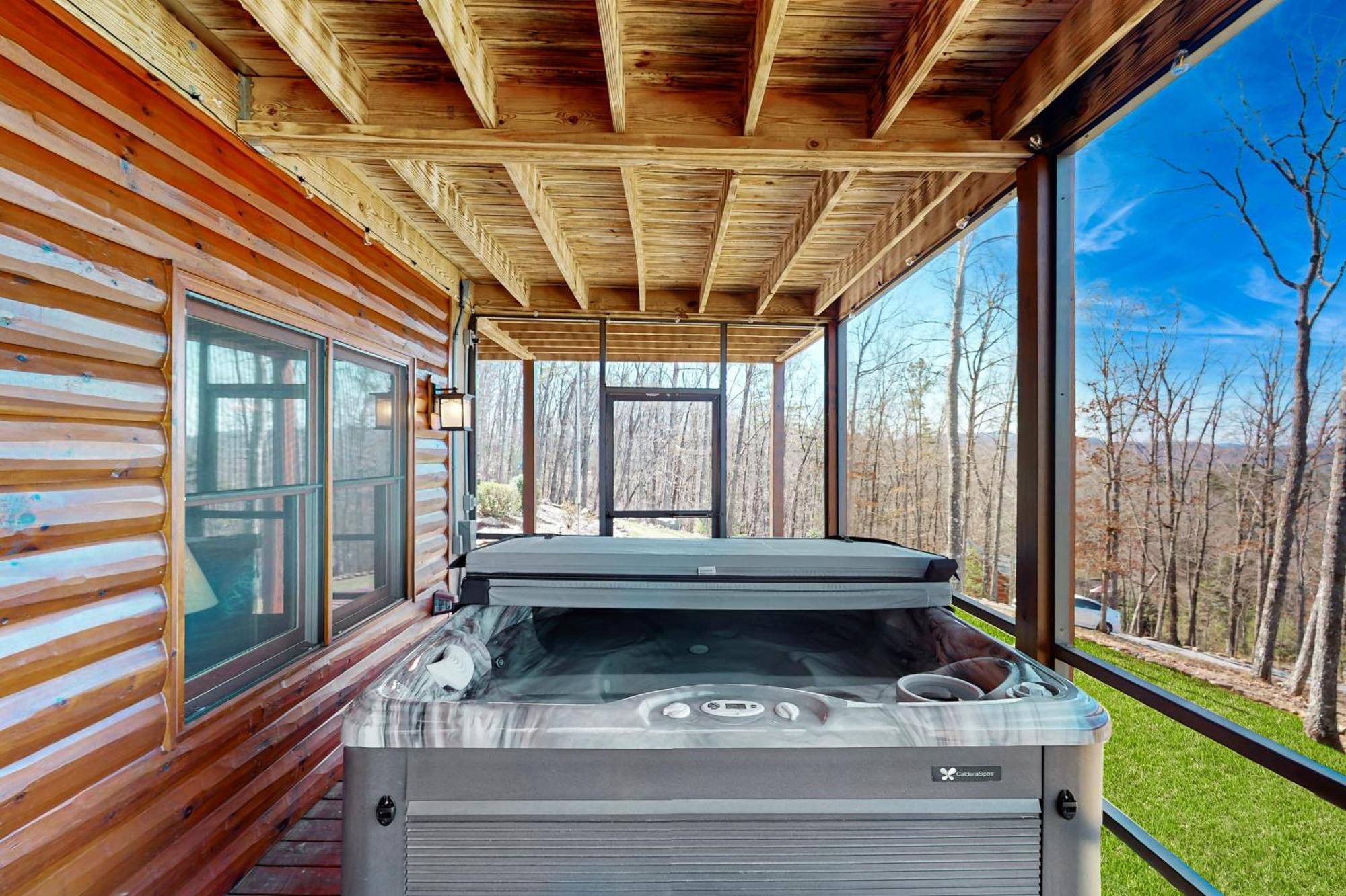 Bougie Bear Cabin Morganton Exterior foto