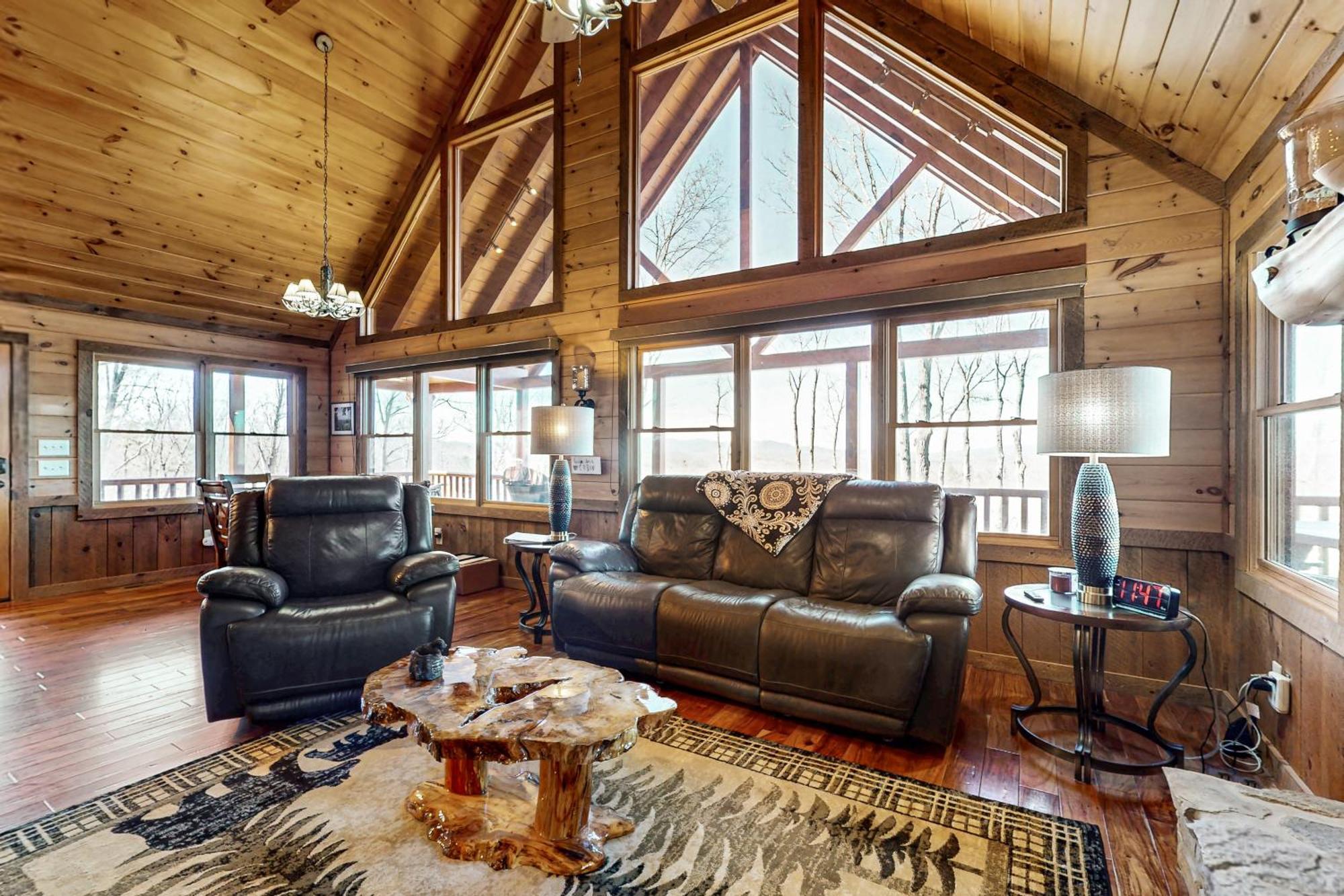 Bougie Bear Cabin Morganton Exterior foto