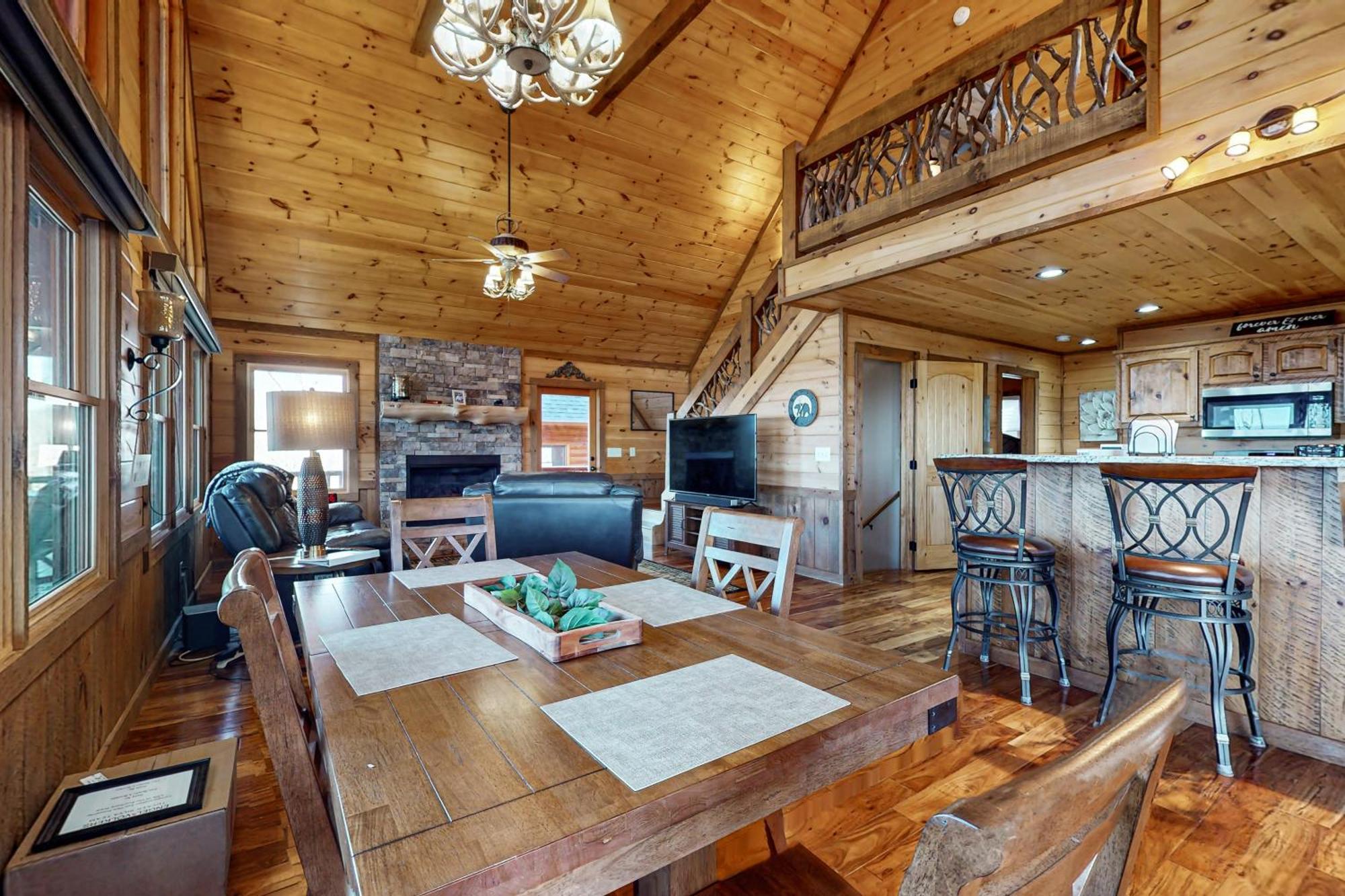 Bougie Bear Cabin Morganton Exterior foto